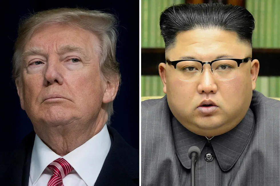 President Donald Trump har takket ja til å møte Kim Jong-un i vår. Foto: -