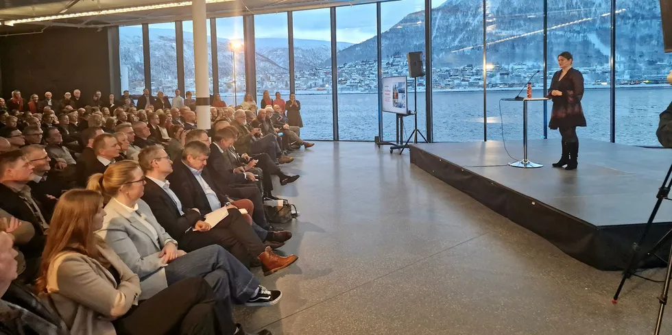 Fredag 12. januar presenterte fiskeri- og havminister Cecilie Myrseth den nye kvotemeldingen i Tromsø.