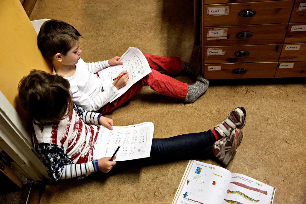 «En britisk studie viser at 18 måneder i en god barnehage kan bety mer for elleveåringers matematikkforståelse og språkkunnskaper enn seks år på skolen», skriver innleggsforfatterne. Foto: Aleksander Nordahl