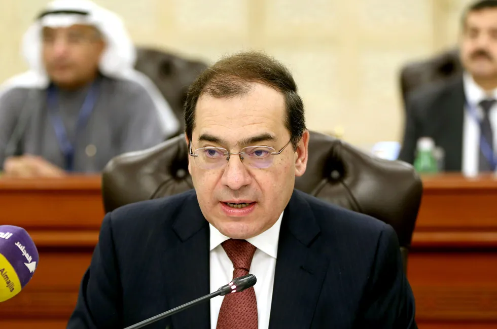 Eyes on prize: Egypt's Minister of Petroleum Tarek El Molla.