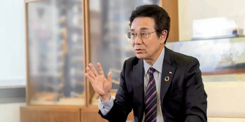 Kyokuyo President Makoto Inoue.
