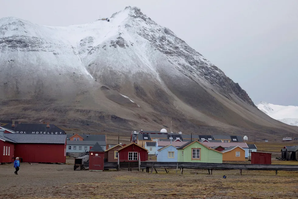 Klimaendringene sees tydeligere på Svalbard enn andre steder i Norge. Bildet er fra Ny Ålesund. Foto: Gwladys Fouche/Reuters/NTB scanpix