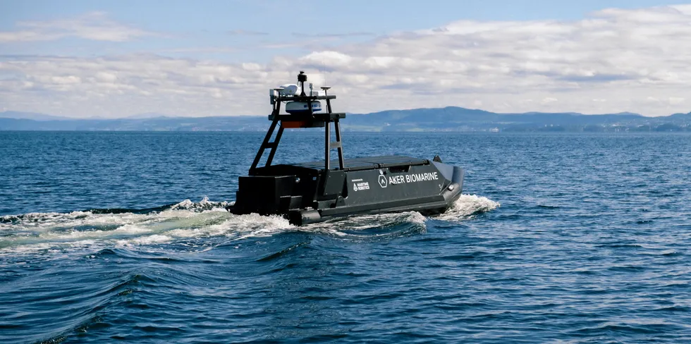 Aker Biomarine skal bruke en seks meter lang drone for å finne krill i Sørishavet.