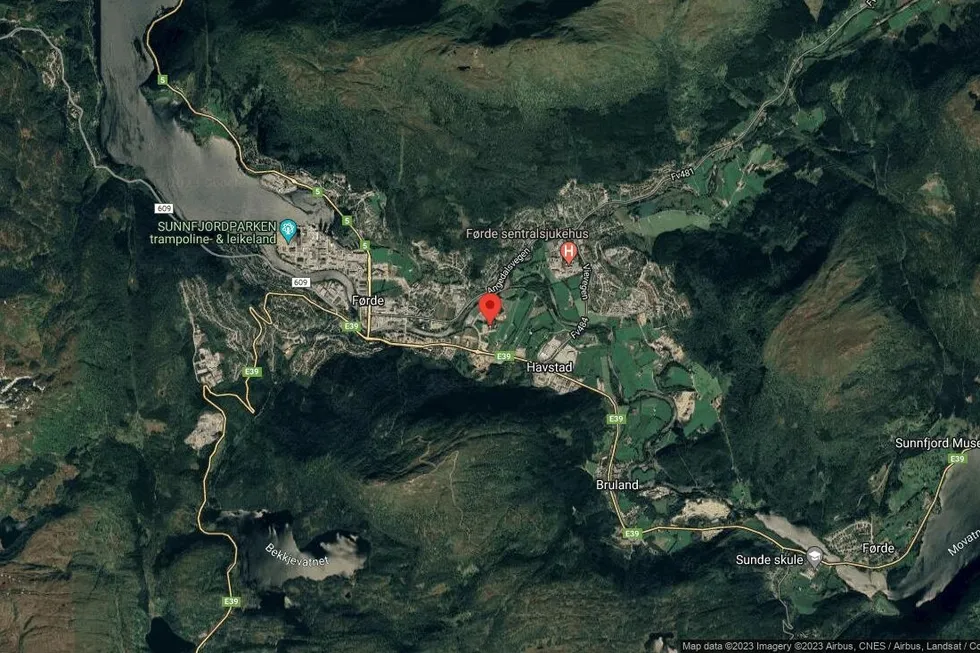 Området rundt Parkgata 39D, Sunnfjord, Vestland