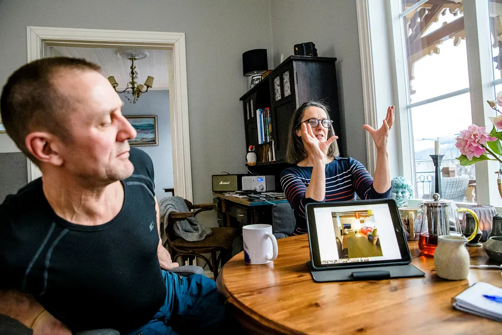 Sally Parkinson og Knut Roger Hansen i Tromsø leide ut over 90 ganger via Airbnb i fjor.
