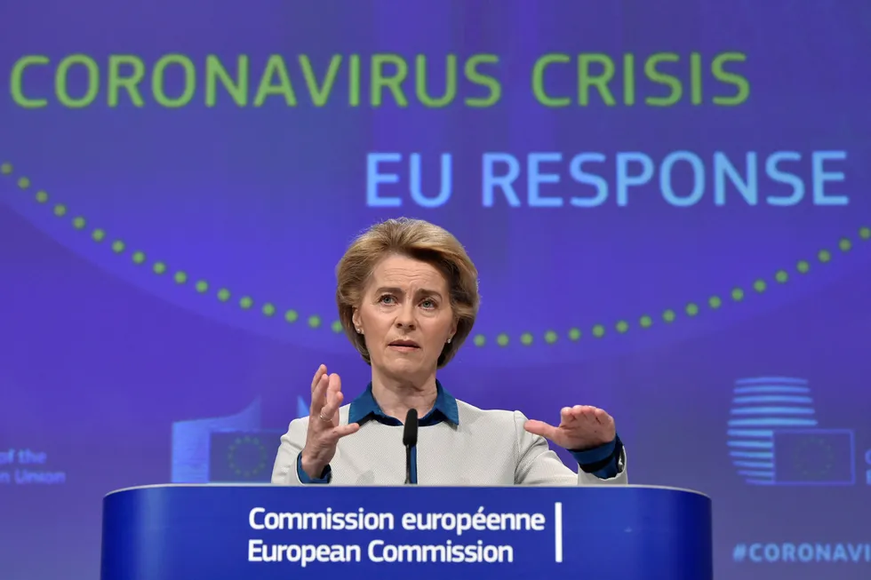 Europakommisjonens president Ursula von der Leyen mener Russland driver med utpressing etter gass-stans.