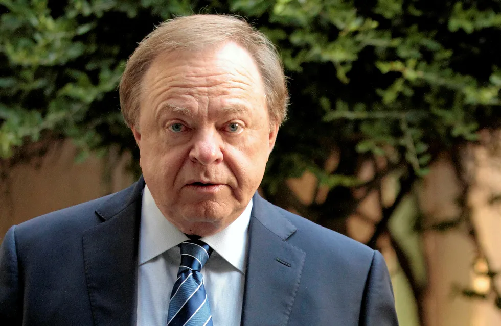 Support: Continental Resources chief executive Harold Hamm