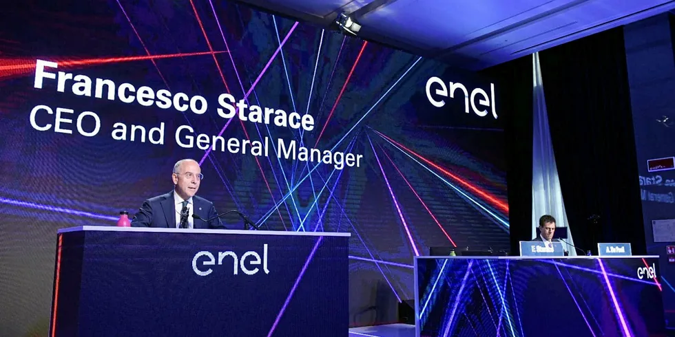 CEO Francesco Starace announces the company's latest targets.