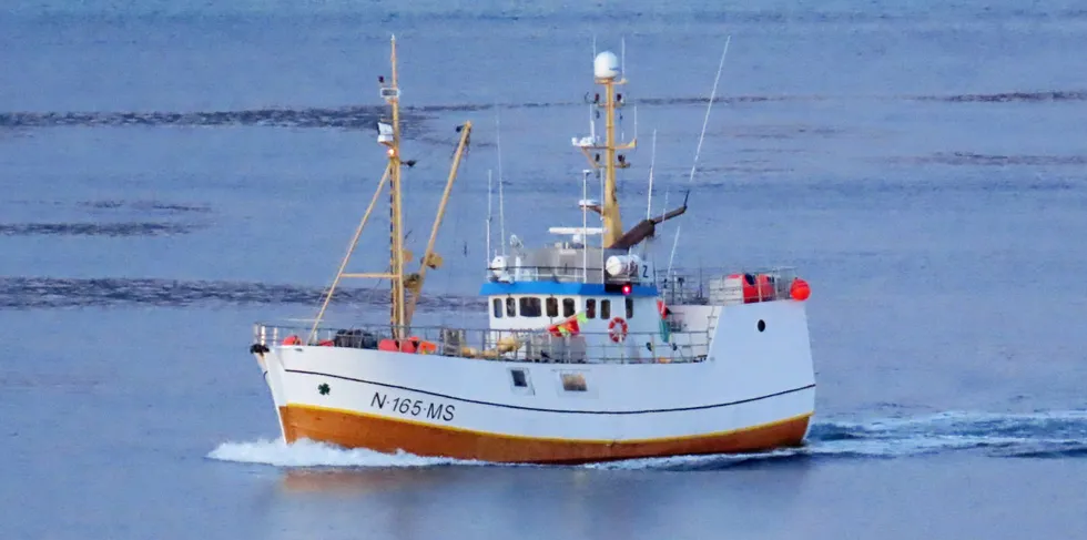 Her er «Sandvær» fotografert i Tjeldsundet på vei hjem fra høstfiske i Vest-Finnmark. Første dagen i januar tar lofotingene turen tilbake igjen.