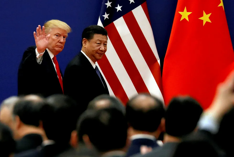Set for fresh talks: US President Donald Trump (left) and Chinese counterpart Xi Jinping are set to meet in Japan this weekend