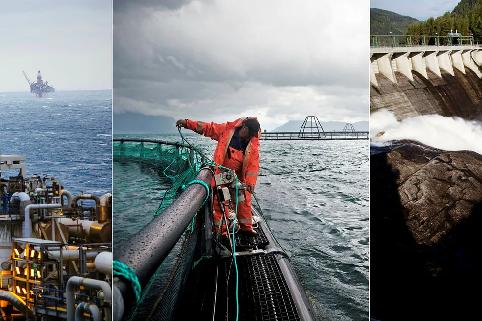 Her i Norge har fossene våre gitt billig elektrisk energi, oljefunnene våre er forvaltet godt og har skapt en konkurransedyktig leverandørindustri, og vi er en havnasjon som utnytter ressursene våre bærekraftig gjennom fiskeri og havbruk.