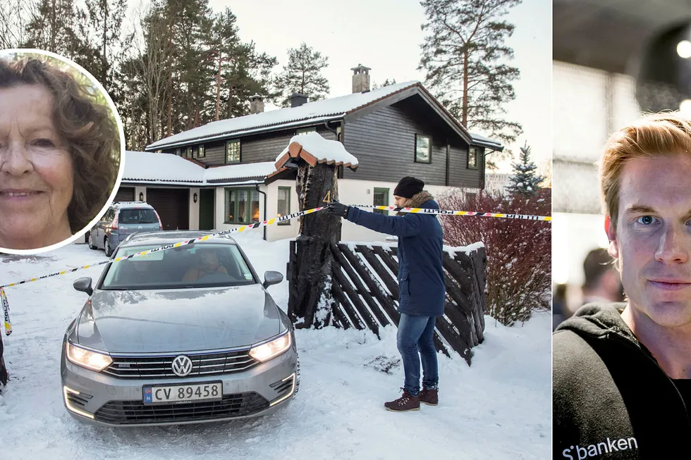 Anne-Elisabeth Falkevik Hagen, kona til Tom Hagen, (innfelt) en av Norges rikeste, har vært borte i ti uker. Onsdag var politiet på plass i boligen der hun sist ble sett. Etterforskere har sperret av eiendommen. Christoffer Hernæs, digitalsjef i Skandiabanken mener løsepengekravet er oppsiktsvekkende.