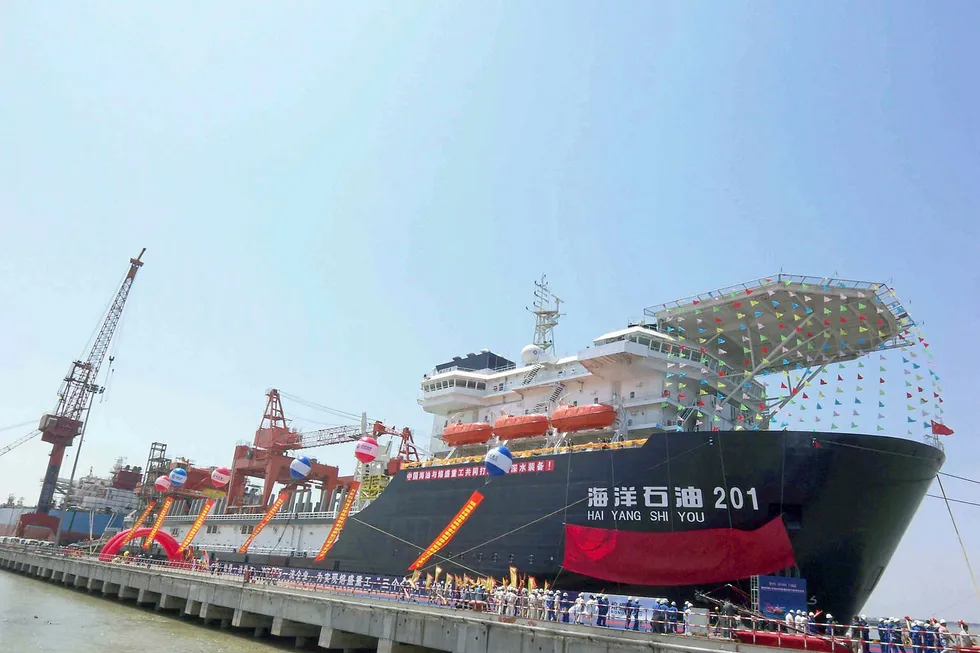 Domestic capability: Sister company COOEC owns deep-water subsea installation vessels such as the Hai Yang Shi You 201 but CNOOC Ltd is not yet ready to pursue deep-water projects without foreign contracting help