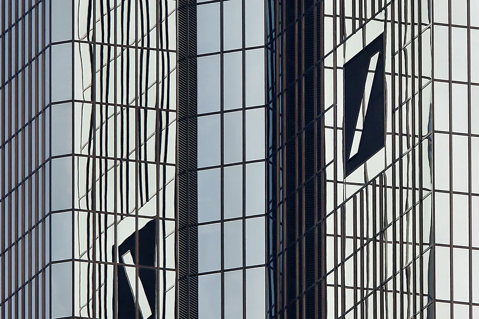Deutsche Bank sitt hovedkontor i Frankfurt.