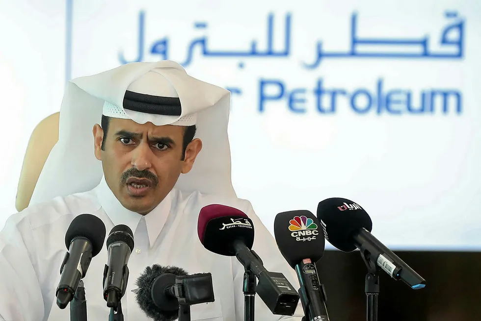 Independent thinking: Qatar Petroleum chief executive Saad al-Kaabi said the decision to end the ban on new development at the North Field was not related to Iranian expansion plans