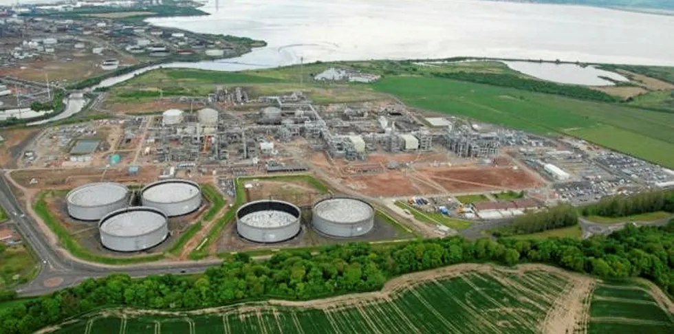 An Ineos plant. The chemicals sector is among the toughest to decarbonise.