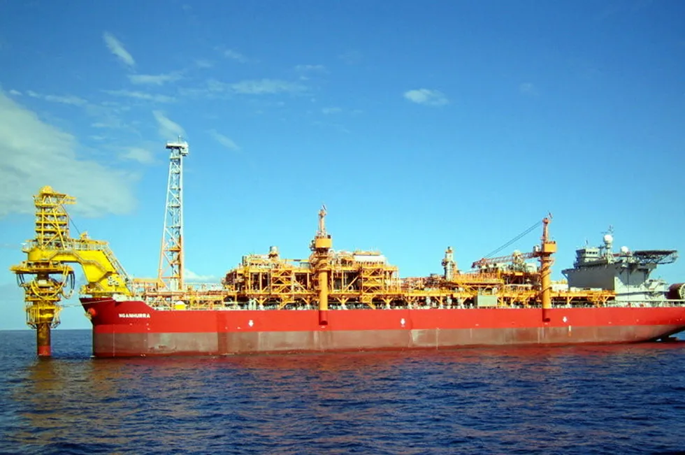 The Nganhurra FPSO used to work on the Enfield field in Australia