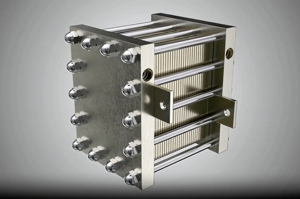 Cipher Neutron's AEM electrolyser stack.