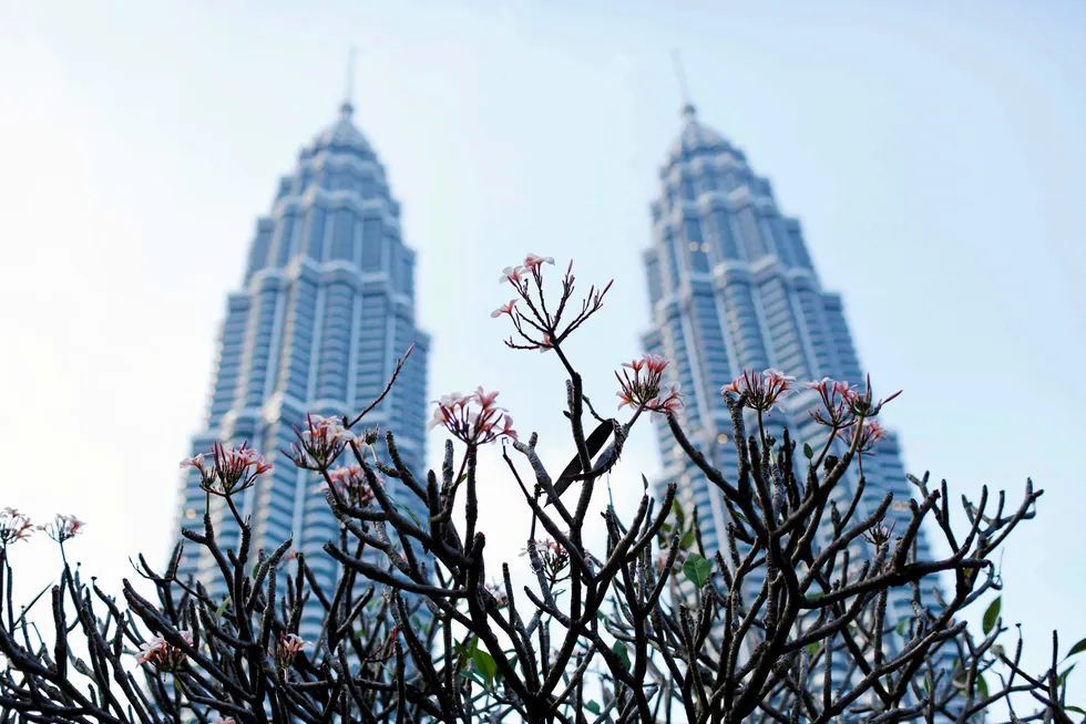 Floater bids: the Petronas head office in Kuala Lumpur, Malaysia
