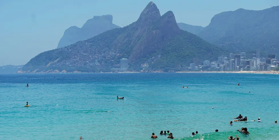 Waters off Rio de Janeiro's Ipanema Beach