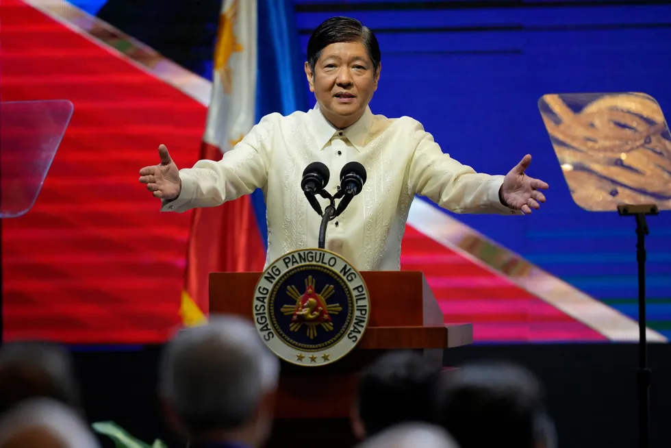 President Marcos: ’taking an interest in Sacgasco’s/Nido’s activities’.