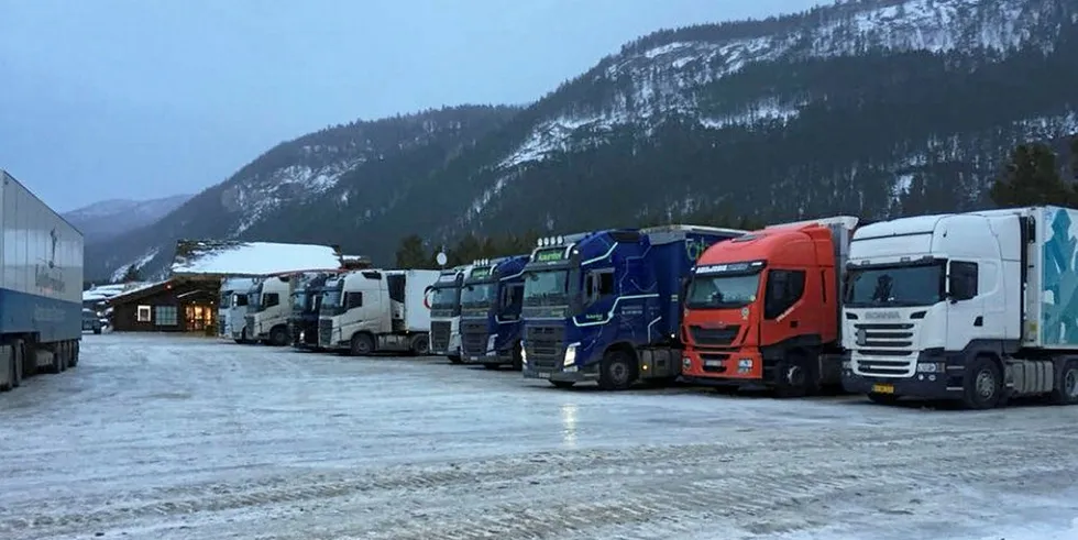 Vogntog som står fast. Illustrasjonsfoto: Andreas Forså