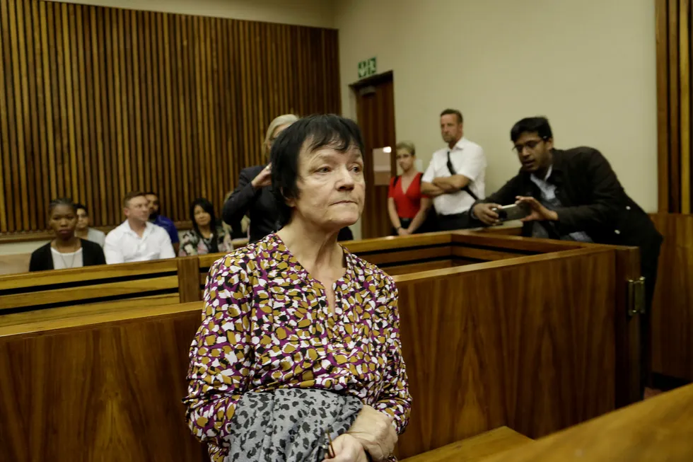 Danske Britta Nielsen, her fra retten i Johannesburg i november 2018.
