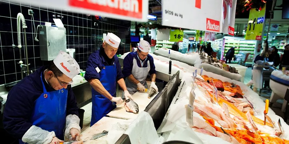 Rekordhøye priser til tross, norsk fisk selger veldig bra. Foto: Per Thrana