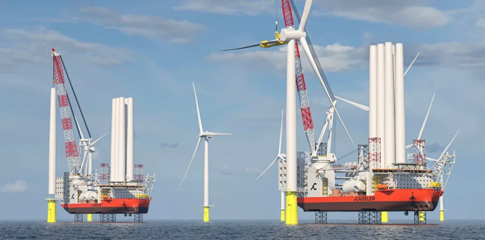 Cadeler's merger with Eneti has resulted in the world's largest fleet of next-generation wind power installation vessels.