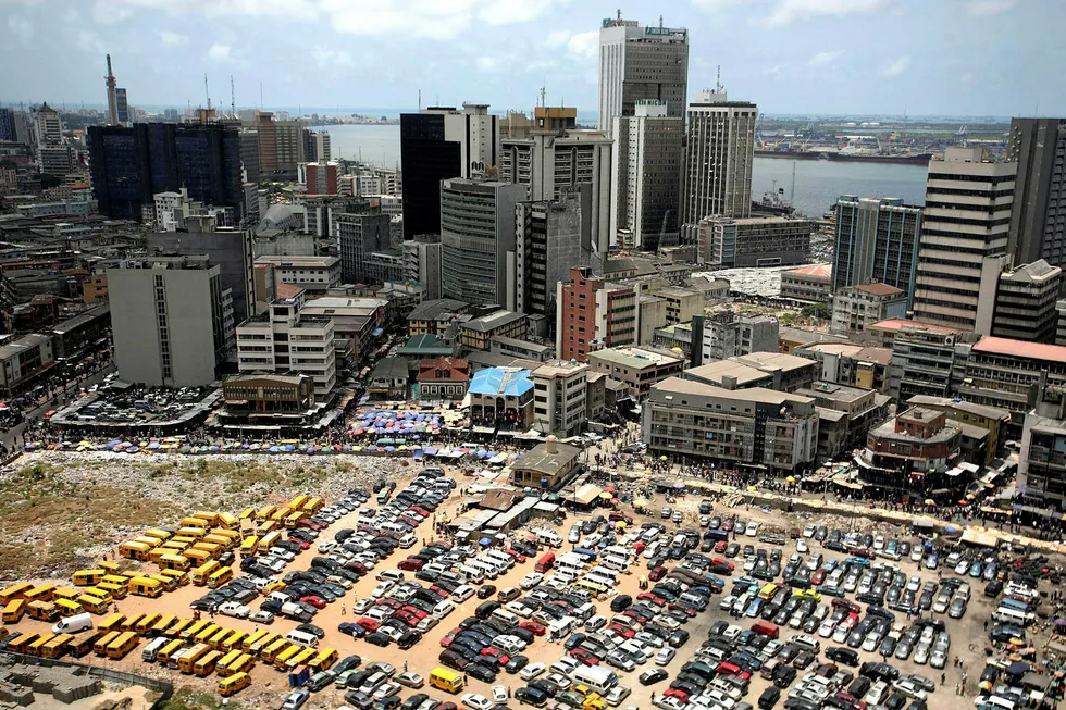 Energy drive: the central business district in Lagos