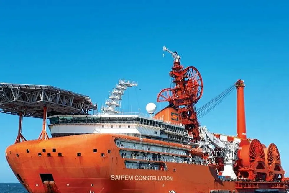 Big deals: Saipem has solid expertise in subsea installation.