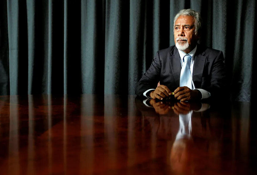 Stepping down: Xanana Gusmao resigned his petroleum responsibilities in Timor-Leste