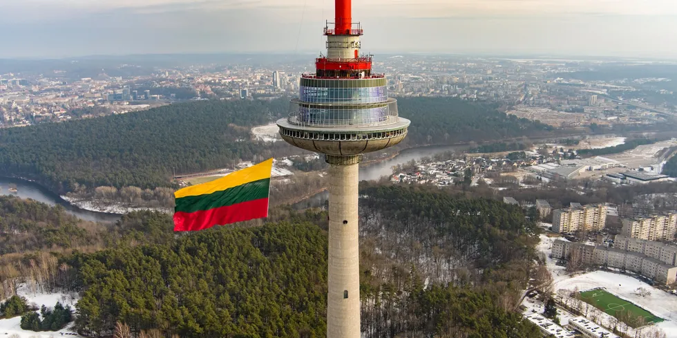 Lithuania's capital Vilnius. The nation wants to wean itself off Russian energy.