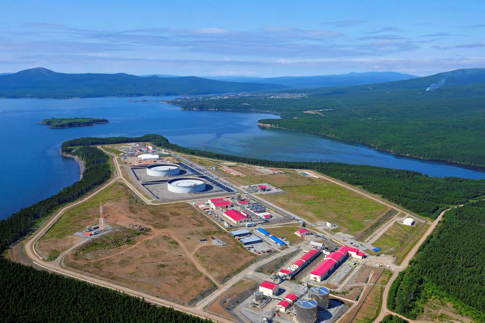 LNG expansion: De-Kastri marine terminal in the Khabarovsk region of Russia is used by Sakhalin 1 to export its oil production