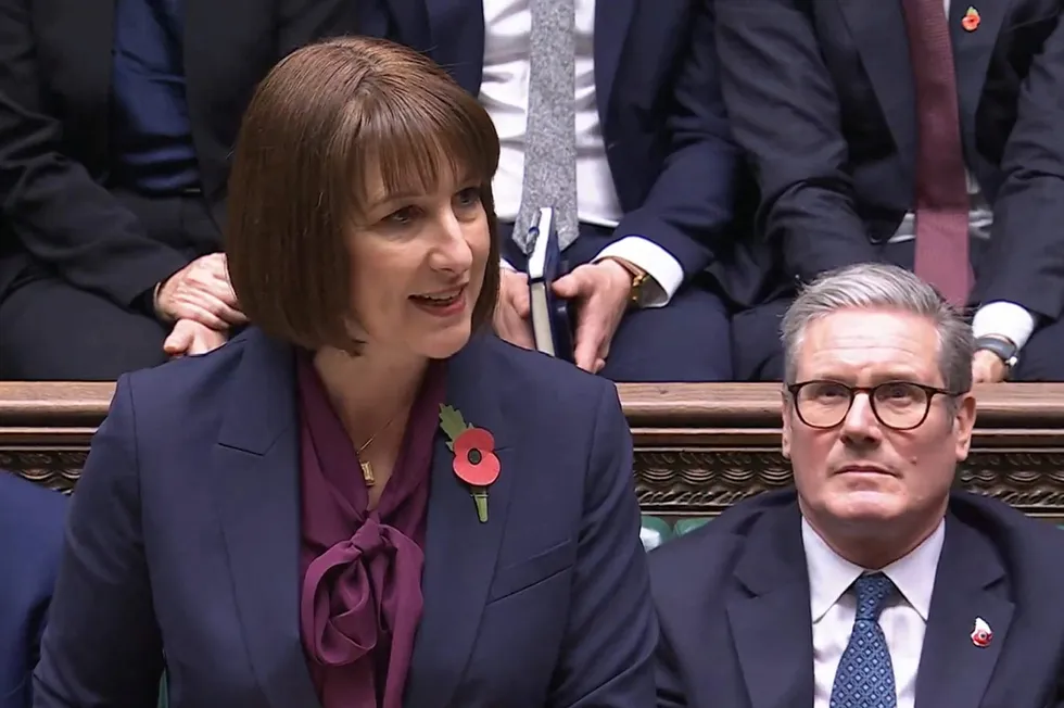 Chancellor of the Exchequer Rachel Reeves delivers her Autumn budget statement in the House of Commons in London on October 30, 2024.