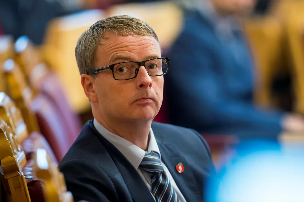 Olje- og energiminister Terje Søviknes ga feil opplysninger til Stortinget. Foto: Heiko Junge / NTB scanpix