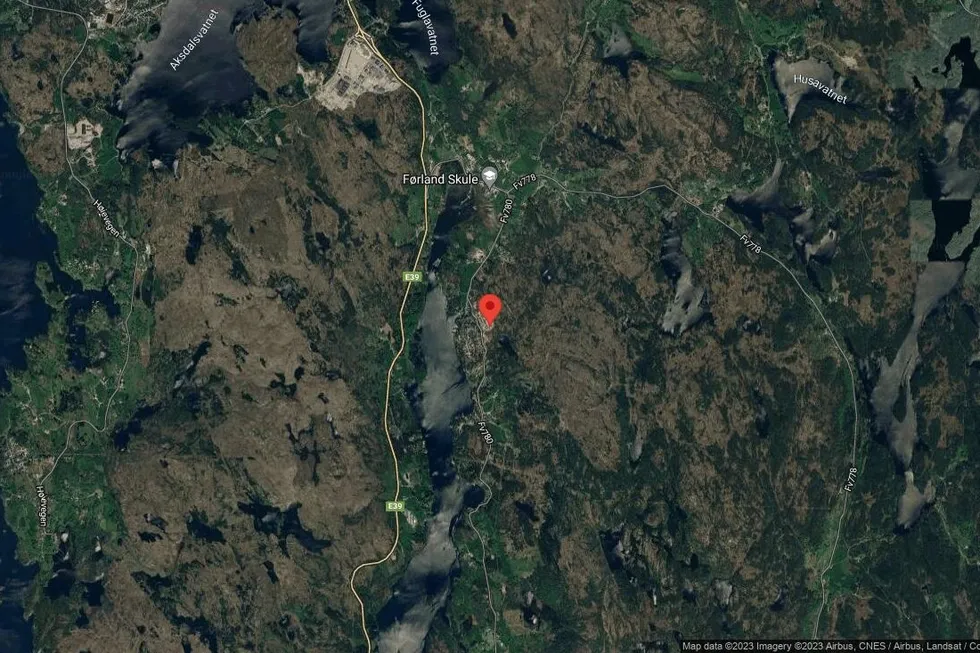 Området rundt Padlehaugen 76, Tysvær, Rogaland