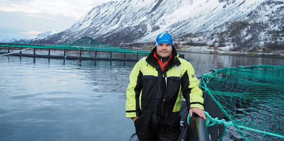Samfunnskontakt Roger Pedersen i Grieg Seafood Finnmark. Han ønsker ikke å gå i detaljer på hva uenigheten med Endúr Sjøsterk dreier seg om.