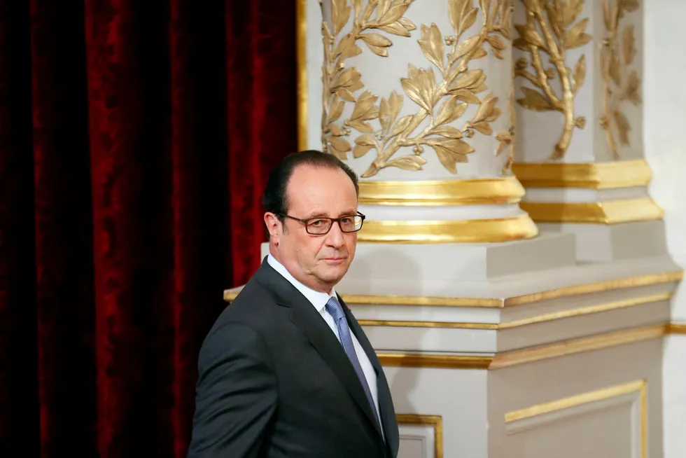 Eurosonens nest største økonomi forbereder seg på neste års presidentvalg, der sittende president François Hollande håper å bli gjenvalgt for en ny periode. Foto: Francois Mori/Ap/NTB scanpix