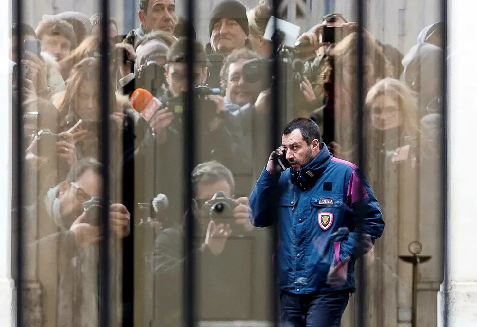 Italias innenriksminister Matteo Salvini.
