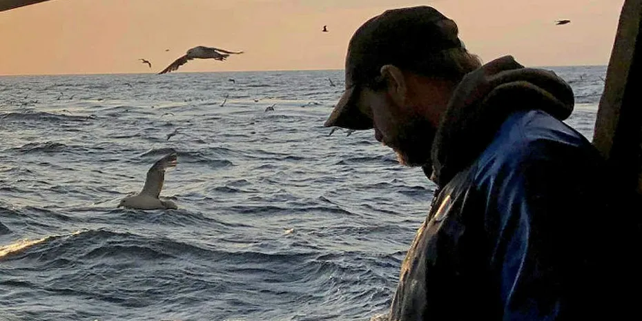 Her er «Nesbakk» på sin første torsketur til Jan Mayen i fjor sommer.