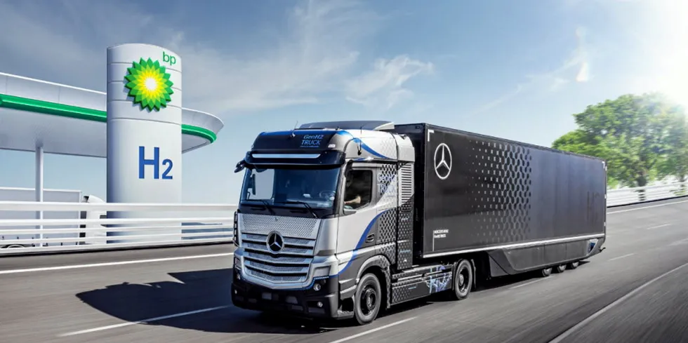 Daimler and BP will work together on heavy truck fuels.