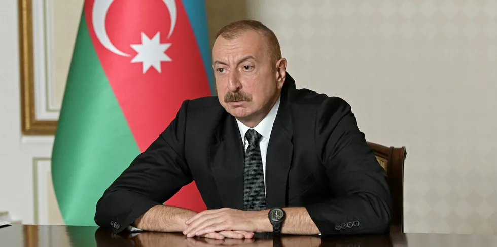 Ilham Aliyev, president of Azerbaijan, which will host the COP29 climate summit in December.