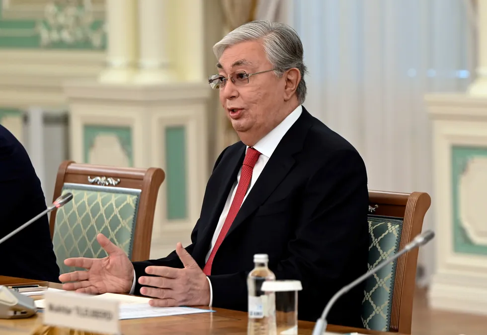 Seeking alternatives: Kazakhstan President Kassym-Jomart Tokayev.