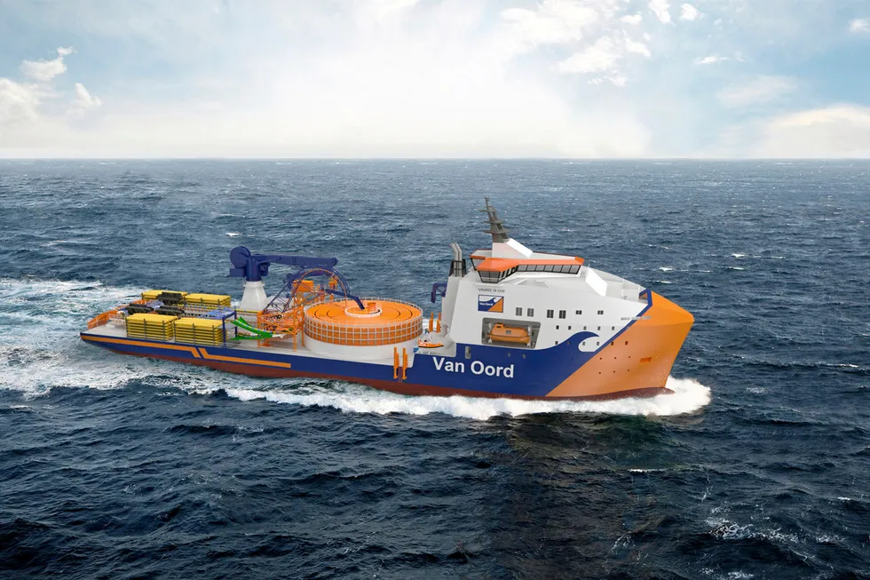 JOINING THE FLEET: Van Oord's eco-friendly cable lay vessel