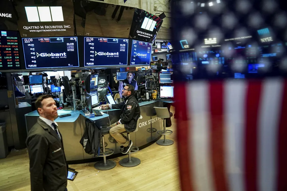 USA-børsene åpner ned mandag.