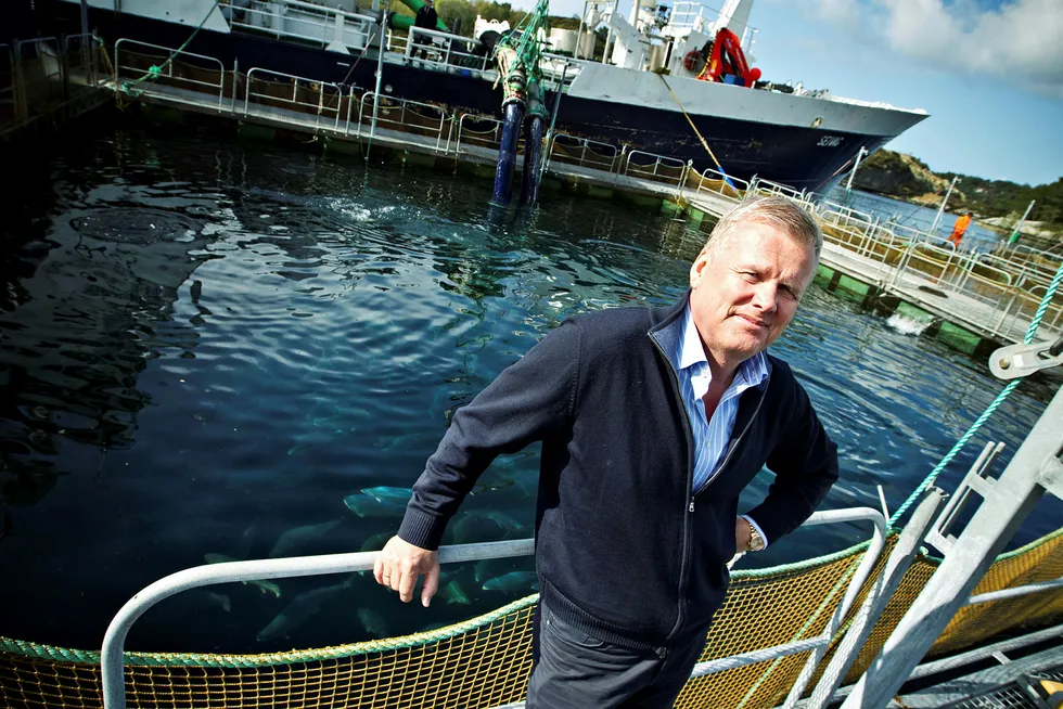 Fiskebåt- og offshorereder, mangemilliardær og Dof-styreleder, Helge Møgster. Foto: Eivind Senneset
