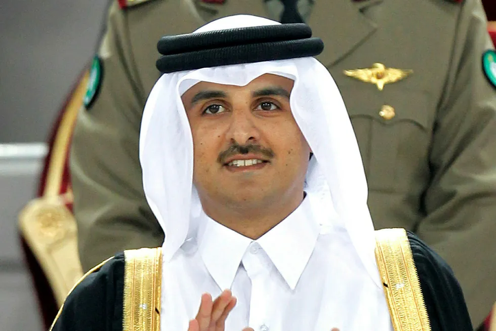 new qatar emir . .