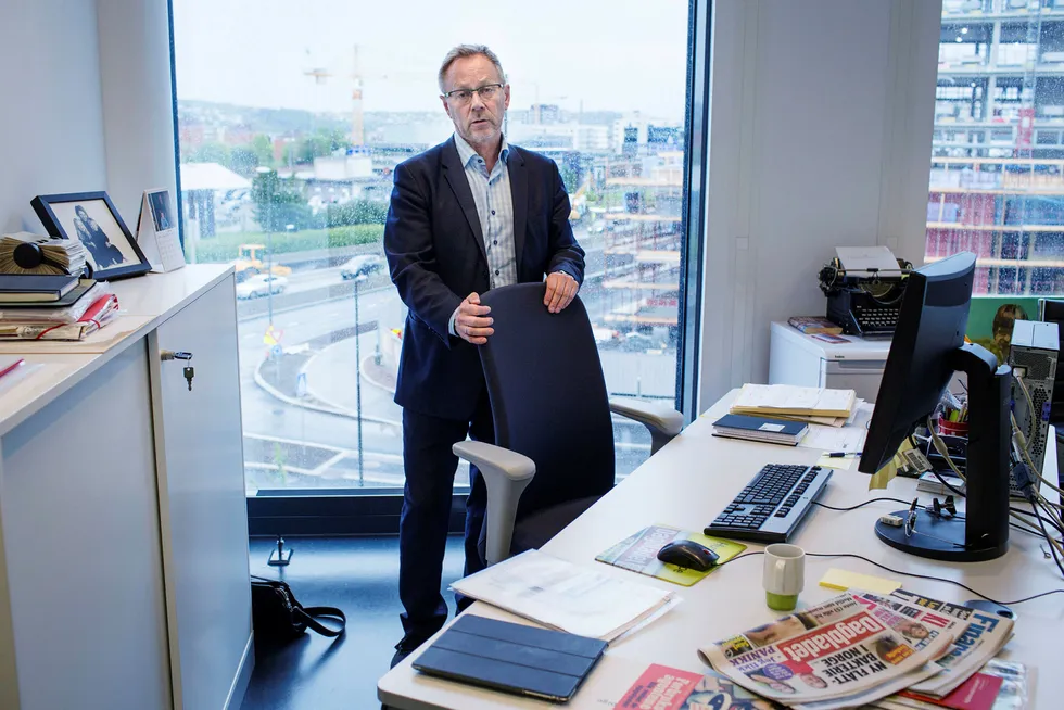 John Arne Markussen varsler at han går av som Dagbladet-redaktør i løpet av 2018. Foto: Brian Cliff Olguin