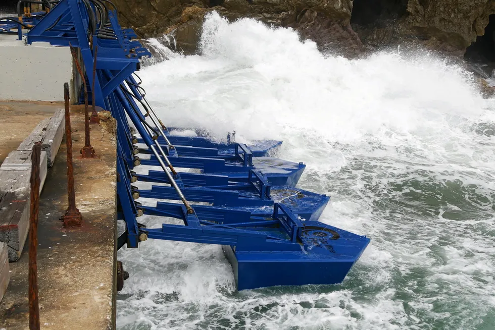 Eco Wave Power technology.